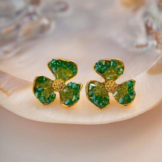 Boucle d'oreille Jade