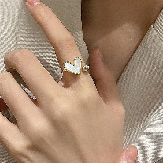 Bague cœur « Pure Love »